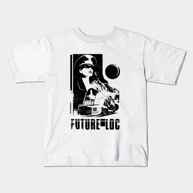 FUTURE LOC (BLACK) Kids T-Shirt by GhiniPig